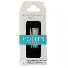 Bohin 00323
 Between Needles For Quilting Size 10 Big Eye Bohin 00323
 Between Needles For Quilting Size 10 Big Eye
