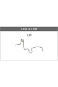 Bernina L850/L890 #L25 Decorative Thread Guide Presser Foot