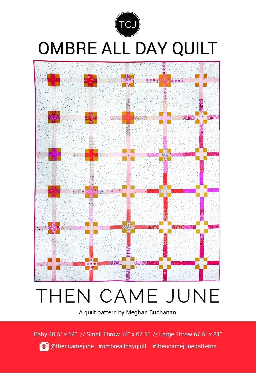 Ombre All Day Quilt Pattern Ombre All Day Quilt Pattern
