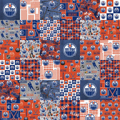 Sykel Enterprises Fabric, NHL Edmonton Oilers (Sold by 1/2 meter) Sykel Enterprises Fabric, NHL Edmonton Oilers (Sold by 1/2 meter)