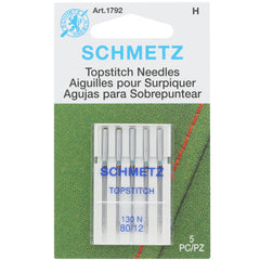 Topstitch Needles, Schmetz (5pk) Topstitch Needles, Schmetz (5pk)