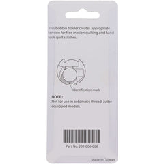 Janome Bobbin Case (Free Motion Quilting),  #202006008 Janome Bobbin Case (Free Motion Quilting),  #202006008