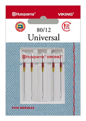 HUSQVARNA® VIKING® Universal Needles Size 80/12 5-pack HUSQVARNA® VIKING® Universal Needles Size 80/12 5-pack