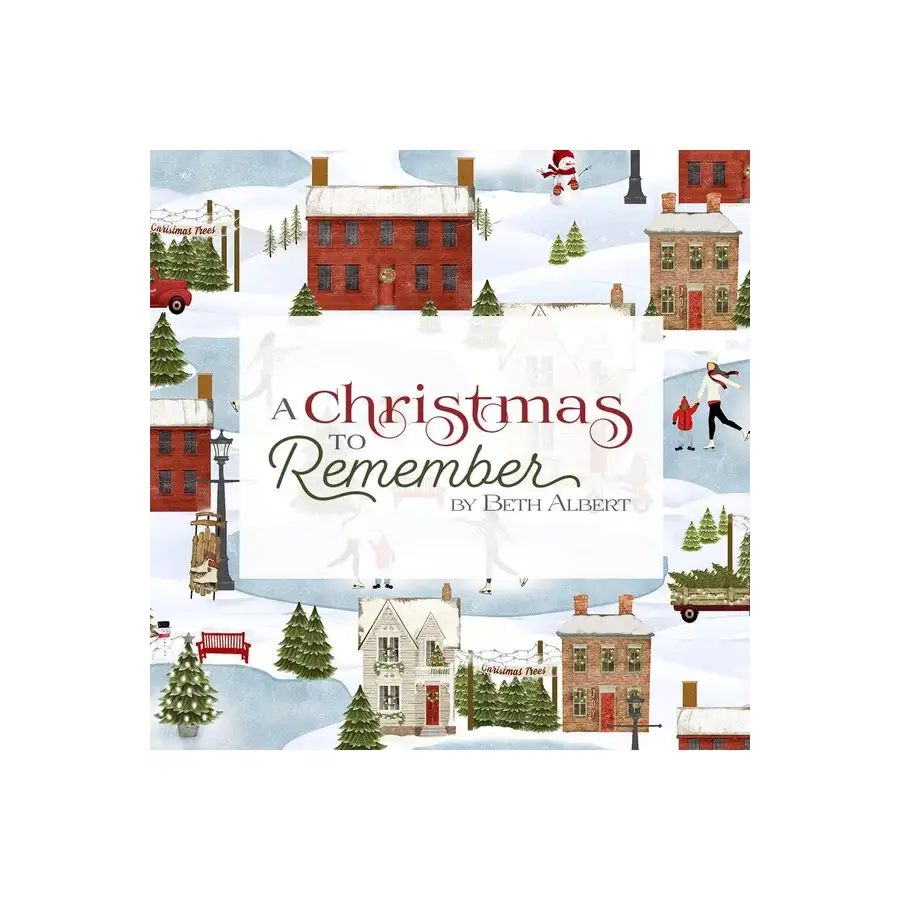 Fabric, 3 Wishes Fabrics, A Christmas To Remember Collection, Transport Globes - 19526-Blue Fabric, 3 Wishes Fabrics, A Christmas To Remember Collection, Transport Globes - 19526-Blue