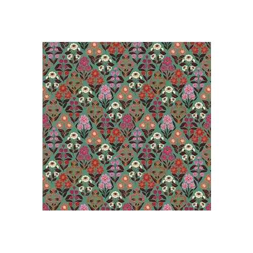 Fabric, 3 Wishes Fabrics, Folk Flora Collection Fabric, 3 Wishes Fabrics, Folk Flora Collection