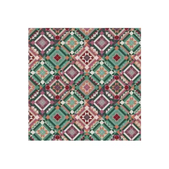 Fabric, 3 wishes Fabrics, Folk Flora/Folk Geo - 20830-Multi Fabric, 3 wishes Fabrics, Folk Flora/Folk Geo - 20830-Multi