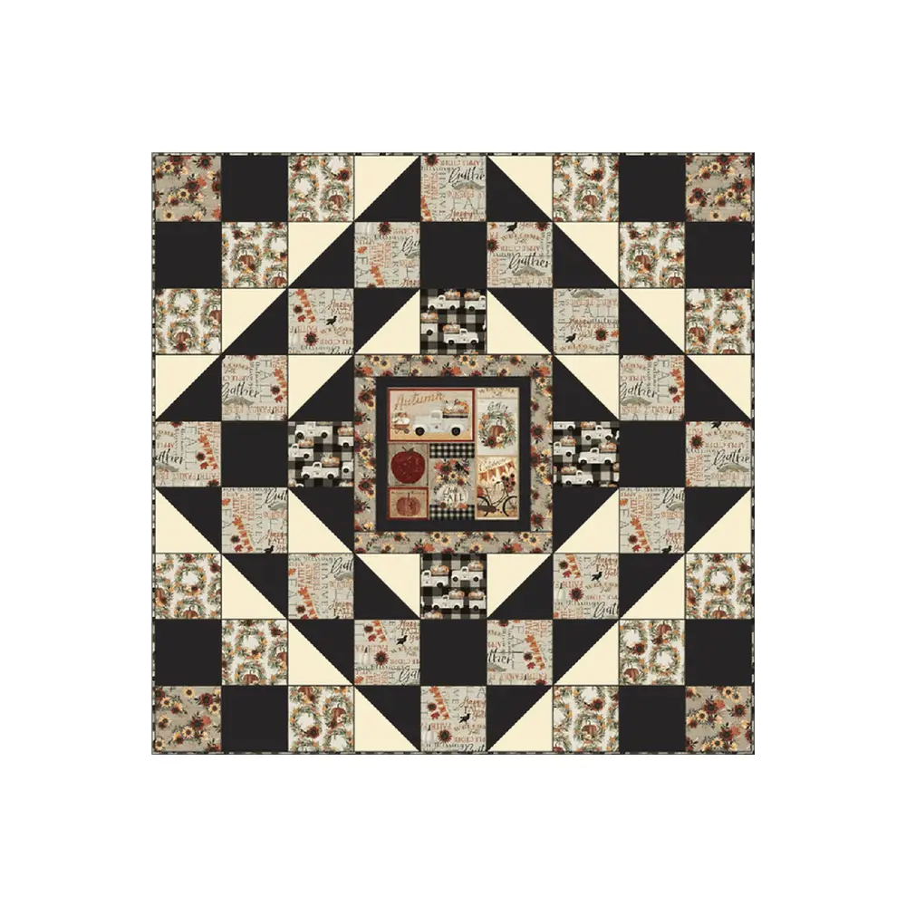 Happy Fall Quilt Pattern Kit Happy Fall Quilt Pattern Kit