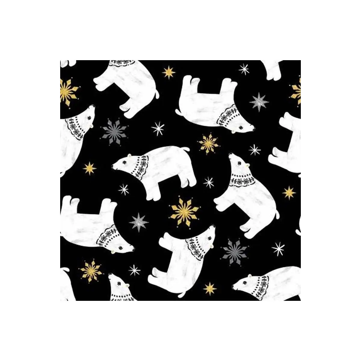 Peace on Earth Black Peac Polar Bear Glitter Peace on Earth Black Peac Polar Bear Glitter