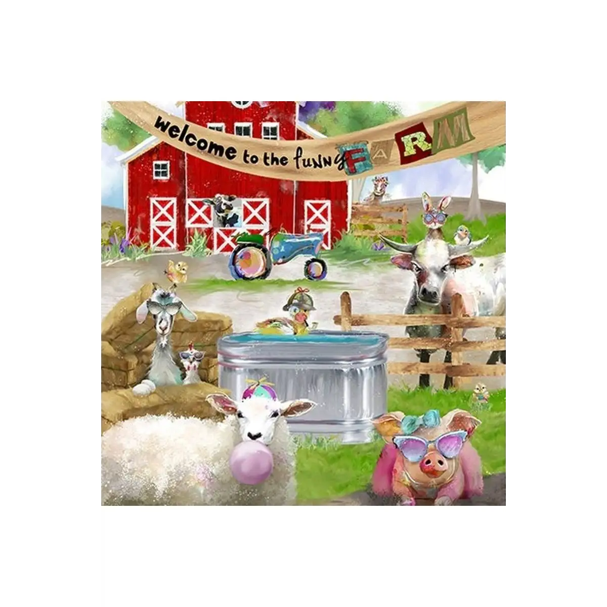 Welcome to the Funny Farm Panel 1 - 18729-Panel Welcome to the Funny Farm Panel 1 - 18729-Panel