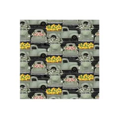 Fabric, 3 Wishes - White Cottage Farm, Farm Fresh Trucks - 20879-Charcoal Fabric, 3 Wishes - White Cottage Farm, Farm Fresh Trucks - 20879-Charcoal
