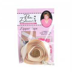 3 Yards of Reversible Coil Zipper Tape with 8 Slides - Ivory - Zippers 3 Yards of Reversible Coil Zipper Tape with 8 Slides - Ivory - Zippers