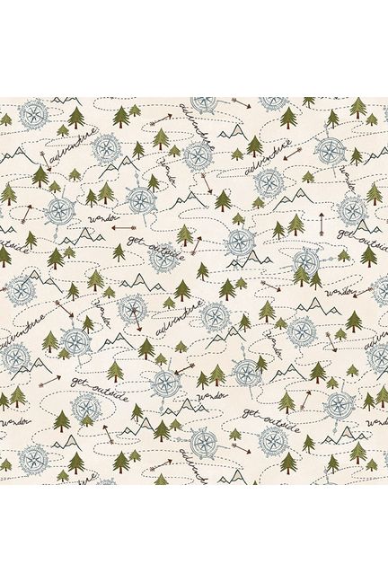 The Mountains Are Calling Collection - Flannel by Henry Glass The Mountains Are Calling Collection - Flannel by Henry Glass