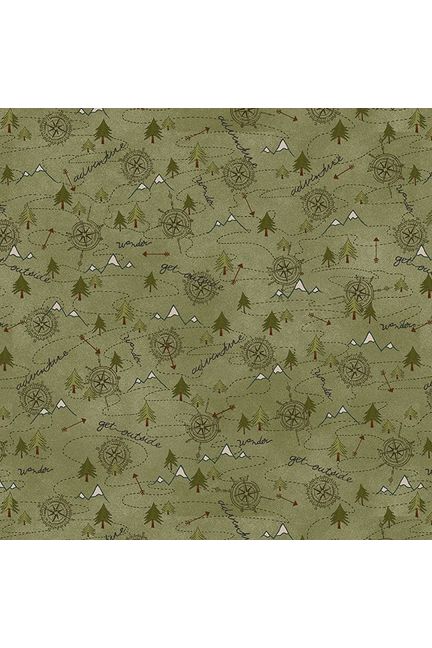 The Mountains Are Calling Collection - Flannel by Henry Glass The Mountains Are Calling Collection - Flannel by Henry Glass