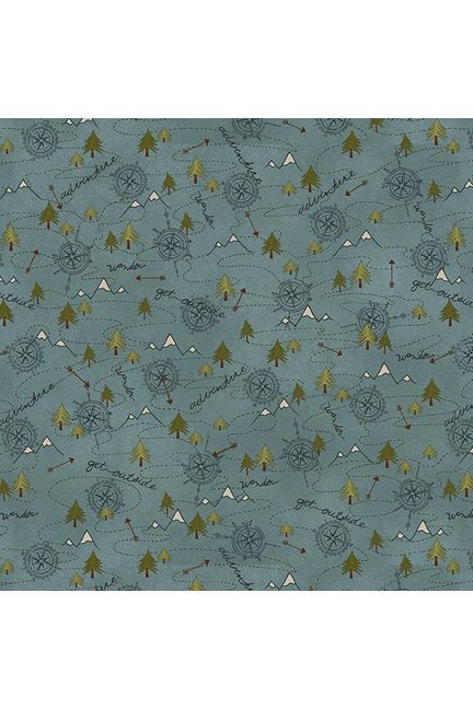 The Mountains Are Calling Collection - Flannel by Henry Glass The Mountains Are Calling Collection - Flannel by Henry Glass