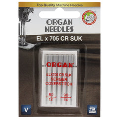 5pk Organ Serger Needles (ELx705) 5pk Organ Serger Needles (ELx705)