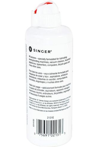 Singer Sewing Machine Oil 4oz #S2131 Singer Sewing Machine Oil 4oz #S2131