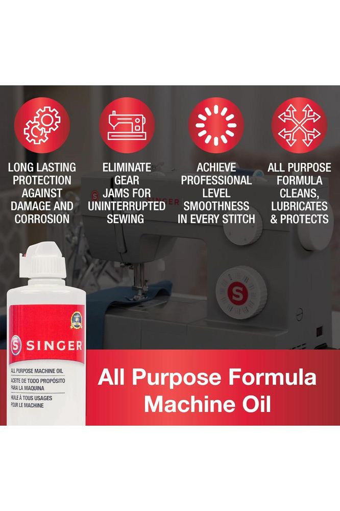 Singer Sewing Machine Oil 4oz #S2131 Singer Sewing Machine Oil 4oz #S2131