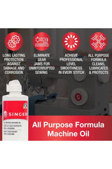 Singer Sewing Machine Oil 4oz #S2131 Singer Sewing Machine Oil 4oz #S2131