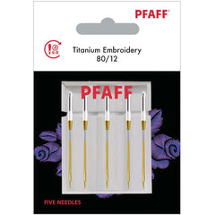 Pfaff Titanium Embroidery Needles, 5pk (130/705H) Pfaff Titanium Embroidery Needles, 5pk (130/705H)