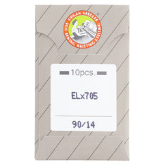Chrome Finish Overlock Needles, Organ ELx705CF (10pk) Chrome Finish Overlock Needles, Organ ELx705CF (10pk)