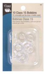 Dritz Bobbin Plastic Class 15 Bonus Pack 10ct Dritz Bobbin Plastic Class 15 Bonus Pack 10ct