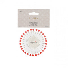 Bohin 99047
 Plastic Head Pins 1-1/2in 30pk Bohin 99047
 Plastic Head Pins 1-1/2in 30pk