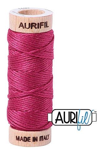 Aurifil Mako Cotton 6-Strand Floss 16 m 18 yd. spool - 1100 Red Plum Aurifil Mako Cotton 6-Strand Floss 16 m 18 yd. spool - 1100 Red Plum