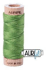 Aurifil Mako Cotton 6-Strand Floss 16 m 18 yd. spool - 1114 Grass Green Aurifil Mako Cotton 6-Strand Floss 16 m 18 yd. spool - 1114 Grass Green