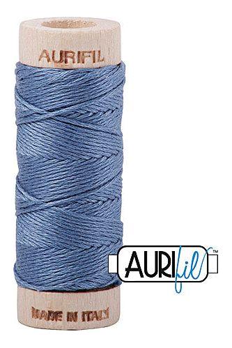 Aurifil Mako Cotton 6-Strand Floss 16 m 18 yd. spool - 1126 Blue Grey Aurifil Mako Cotton 6-Strand Floss 16 m 18 yd. spool - 1126 Blue Grey