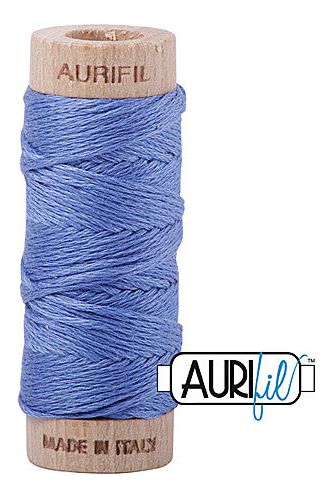 Aurifil Mako Cotton 6-Strand Floss 16 m 18 yd. spool - 1128 Light Blue Violet Aurifil Mako Cotton 6-Strand Floss 16 m 18 yd. spool - 1128 Light Blue Violet