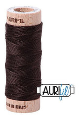 Aurifil Mako Cotton 6-Strand Floss 16 m 18 yd. spool - 1130 Very Dark Bark Aurifil Mako Cotton 6-Strand Floss 16 m 18 yd. spool - 1130 Very Dark Bark