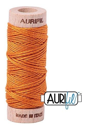 Aurifil Mako Cotton 6-Strand Floss 16 m 18 yd. spool - 1133 Bright Orange Aurifil Mako Cotton 6-Strand Floss 16 m 18 yd. spool - 1133 Bright Orange
