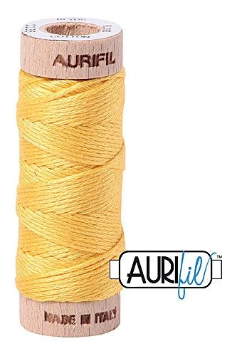 Aurifil Mako Cotton 6-Strand Floss 16 m 18 yd. spool - 1135 Pale Yellow Aurifil Mako Cotton 6-Strand Floss 16 m 18 yd. spool - 1135 Pale Yellow