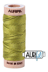 Aurifil Mako Cotton 6-Strand Floss 16 m 18 yd. spool - 1147 Light Leaf Green Aurifil Mako Cotton 6-Strand Floss 16 m 18 yd. spool - 1147 Light Leaf Green