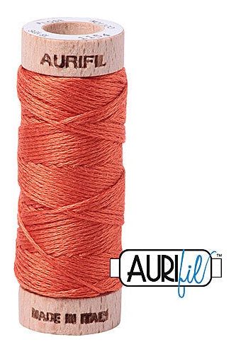 Aurifil Mako Cotton 6-Strand Floss 16 m 18 yd. spool - 1154 Dusty Orange Aurifil Mako Cotton 6-Strand Floss 16 m 18 yd. spool - 1154 Dusty Orange