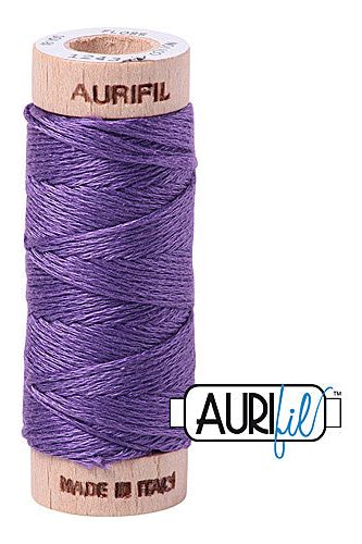 Aurifil Mako Cotton 6-Strand Floss 16 m 18 yd. spool - 1243 Dusty Lavender Aurifil Mako Cotton 6-Strand Floss 16 m 18 yd. spool - 1243 Dusty Lavender