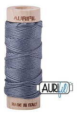 Aurifil Mako Cotton 6-Strand Floss 16 m 18 yd. spool - 1246 Very Dark Grey Aurifil Mako Cotton 6-Strand Floss 16 m 18 yd. spool - 1246 Very Dark Grey