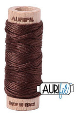 Aurifil Mako Cotton 6-Strand Floss 16 m 18 yd. spool - 1285 Medium Bark Aurifil Mako Cotton 6-Strand Floss 16 m 18 yd. spool - 1285 Medium Bark