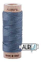 Aurifil Mako Cotton 6-Strand Floss 16 m 18 yd. spool - 1310 Medium Blue Grey Aurifil Mako Cotton 6-Strand Floss 16 m 18 yd. spool - 1310 Medium Blue Grey