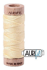 Aurifil Mako Cotton 6-Strand Floss 16 m 18 yd. spool - 2110 Light Lemon Aurifil Mako Cotton 6-Strand Floss 16 m 18 yd. spool - 2110 Light Lemon