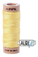 Aurifil Mako Cotton 6-Strand Floss 16 m 18 yd. spool - 2115 Lemon Aurifil Mako Cotton 6-Strand Floss 16 m 18 yd. spool - 2115 Lemon