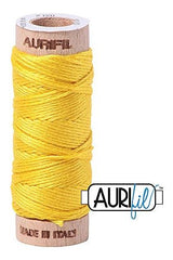 Aurifil Mako Cotton 6-Strand Floss 16 m 18 yd. spool - 2120 Canary Aurifil Mako Cotton 6-Strand Floss 16 m 18 yd. spool - 2120 Canary