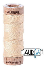 Aurifil Mako Cotton 6-Strand Floss 16 m 18 yd. spool - 2123 Butter Aurifil Mako Cotton 6-Strand Floss 16 m 18 yd. spool - 2123 Butter