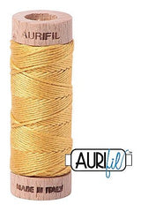 Aurifil Mako Cotton 6-Strand Floss 16 m 18 yd. spool - 2134 Spun Gold Aurifil Mako Cotton 6-Strand Floss 16 m 18 yd. spool - 2134 Spun Gold