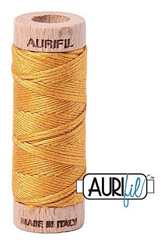 Aurifil Mako Cotton 6-Strand Floss 16 m 18 yd. spool - 2140 Orange Mustard Aurifil Mako Cotton 6-Strand Floss 16 m 18 yd. spool - 2140 Orange Mustard