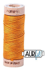 Aurifil Mako Cotton 6-Strand Floss 16 m 18 yd. spool - 2145 Yellow Orange Aurifil Mako Cotton 6-Strand Floss 16 m 18 yd. spool - 2145 Yellow Orange