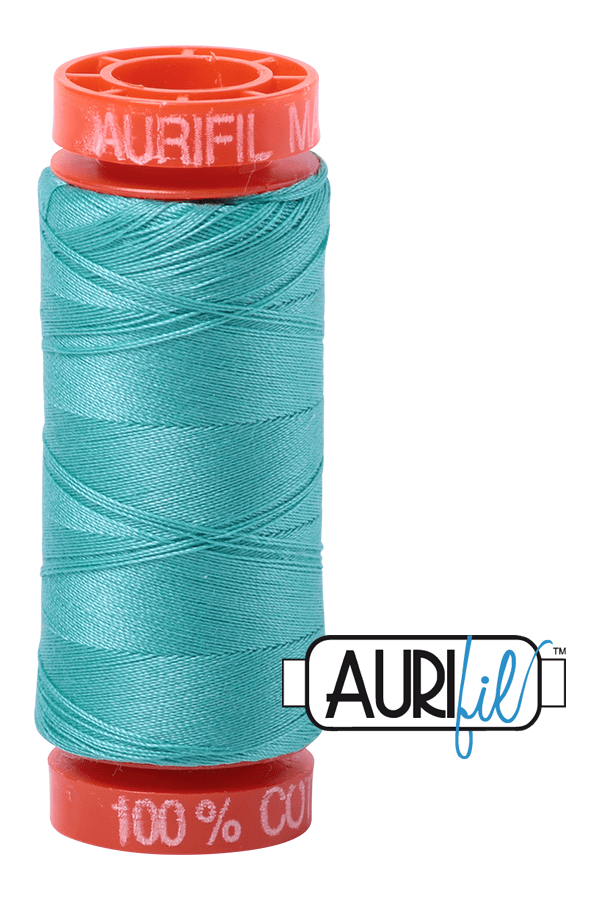 Aurifil Mako 50wt Cotton 200 m 220 yd. spool - 1148 Light Jade Aurifil Mako 50wt Cotton 200 m 220 yd. spool - 1148 Light Jade