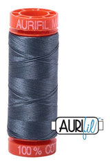 Aurifil Mako 50wt Cotton 200 m 220 yd. spool - 1158 Medium Grey Aurifil Mako 50wt Cotton 200 m 220 yd. spool - 1158 Medium Grey