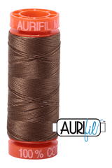 Aurifil Mako 50wt Cotton 200 m 220 yd. spool - 1318 Dark Sandstone Aurifil Mako 50wt Cotton 200 m 220 yd. spool - 1318 Dark Sandstone