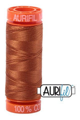 Aurifil Mako 50wt Cotton 200 m 220 yd. spool - 2155 Cinnamon Aurifil Mako 50wt Cotton 200 m 220 yd. spool - 2155 Cinnamon